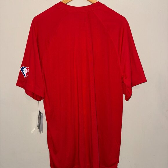 Nike NBA Atlanta Hawks Team Issue PE Player Pregame Warmup T-Shirt Mens NEW - Picture 7 of 14